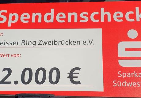 Spende der Sparkasse Südwestpfalz